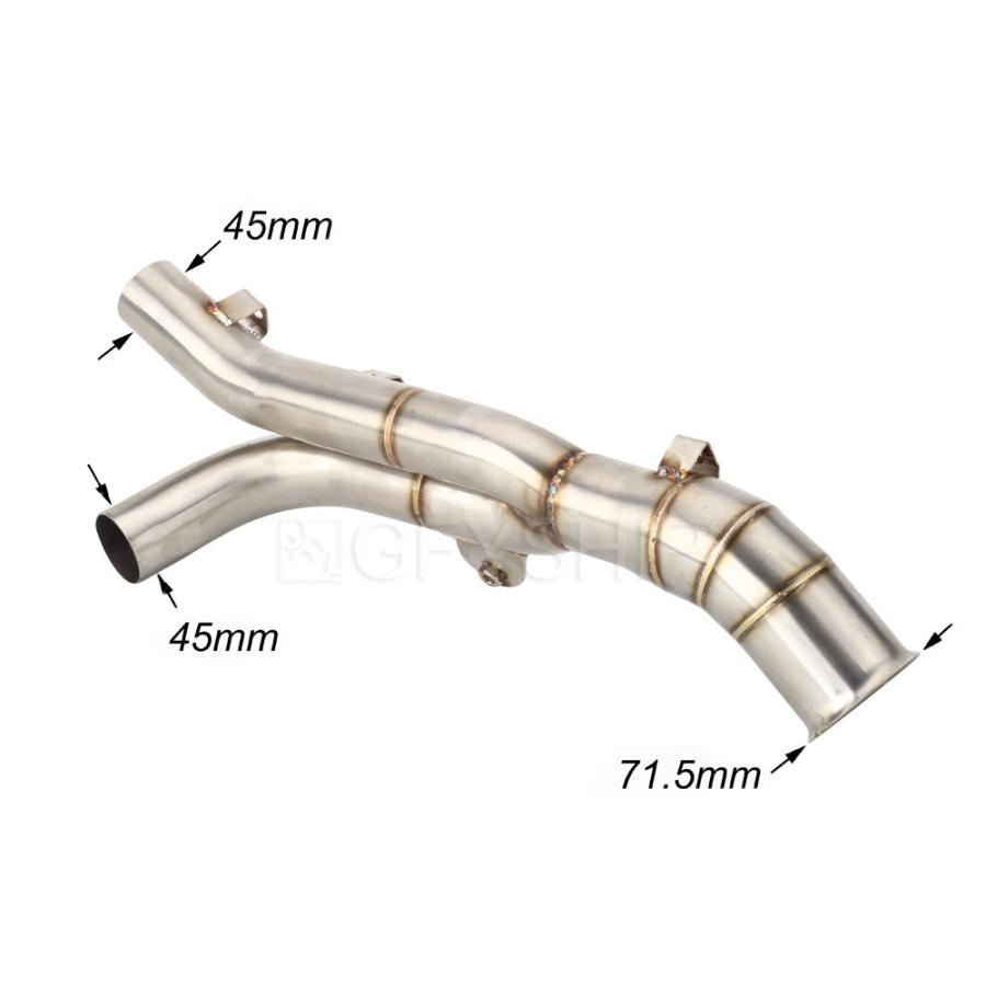 ヤマハ発動機 YAMAHA YZF-R1 2009-2014 ミドルパイプ 触媒レス 触媒