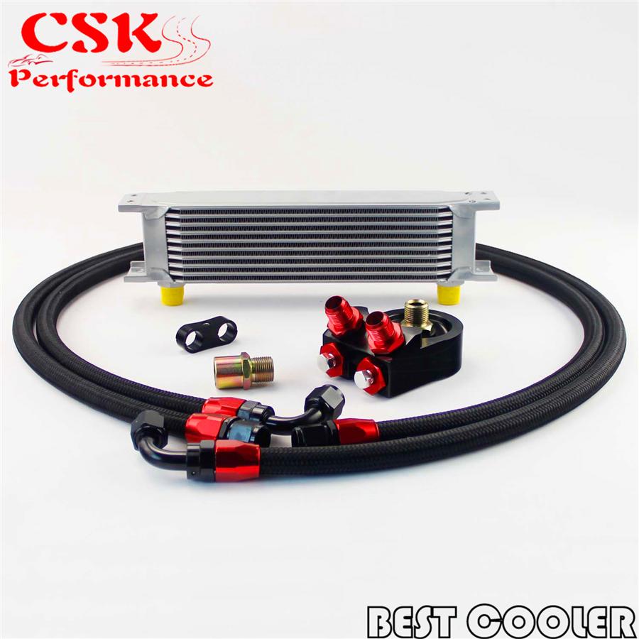 汎用オイルクーラーキット 10段 AN8 : 厚木オート部品販売社 - 通販