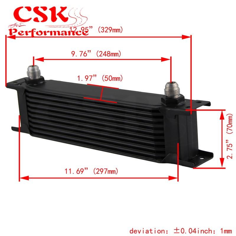 汎用オイルクーラーキット 10段 AN8 : 厚木オート部品販売社 - 通販