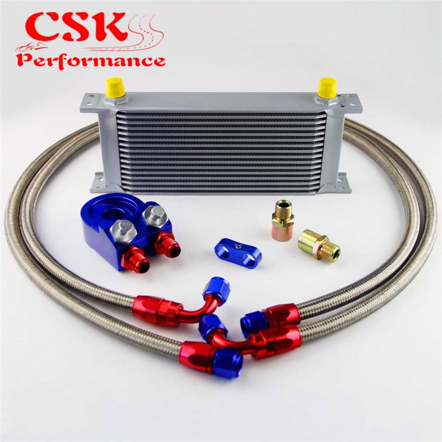 汎用オイルクーラーキット 16段 AN8 : 厚木オート部品販売社 - 通販