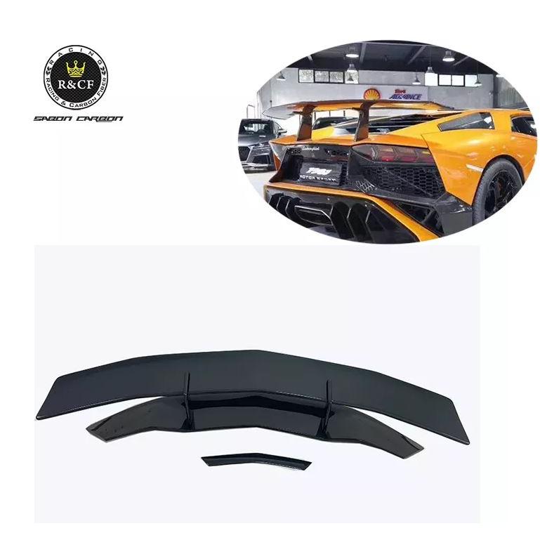 Aventador Lamborghini LP700 カーボンリアスポイラー カーボンリア