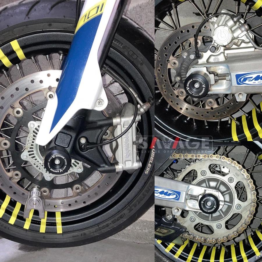 ハスクバーナ 701 純正 アクスルスライダー 前後セット Husqvarna 701 Supermoto アクスルスライダー フロント/リア/前後