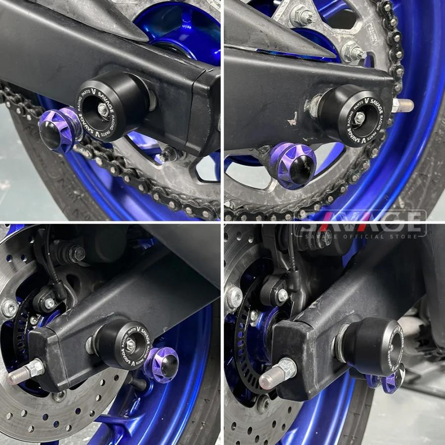 ヤマハ発動機 YAMAHA YZF-R25 YZF-R3 MT-25 MT-03 アクスルスライダー