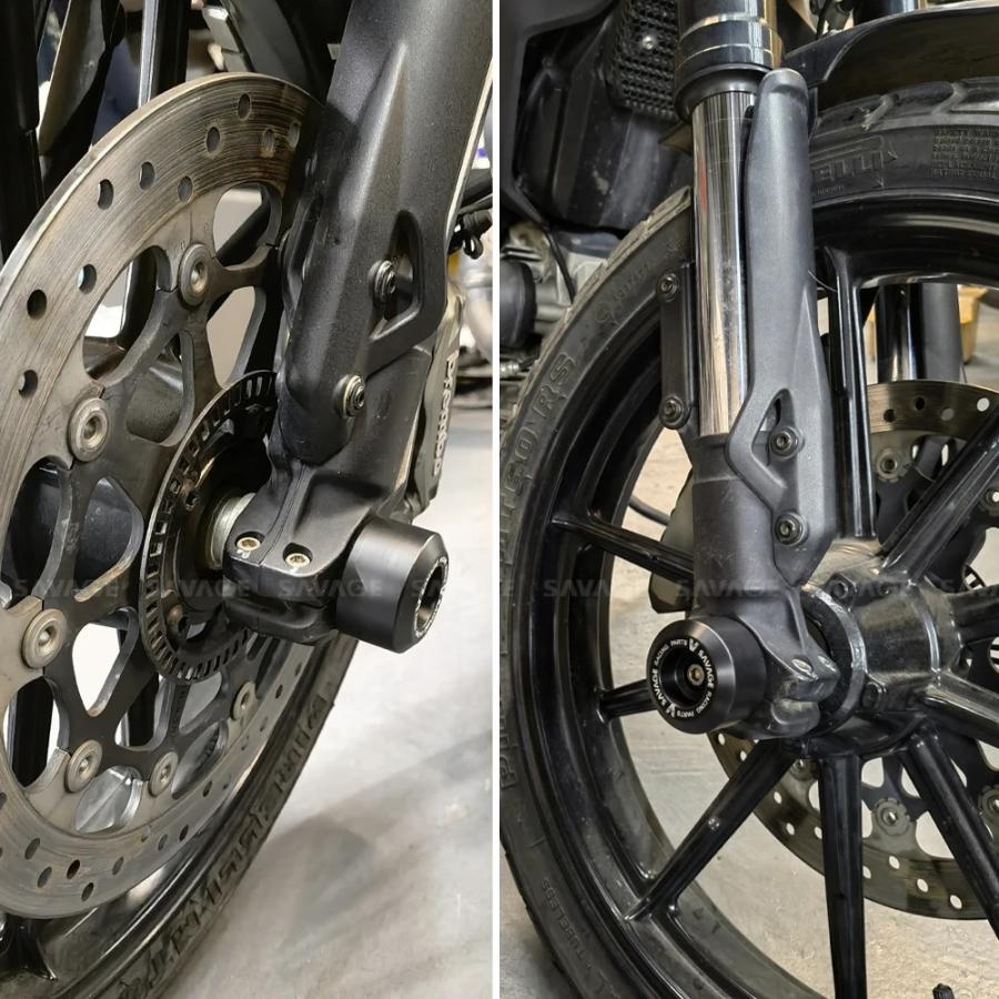 DUCATI SCRAMBLER 400 800 803 アクスルスライダー フロント/リア/前後