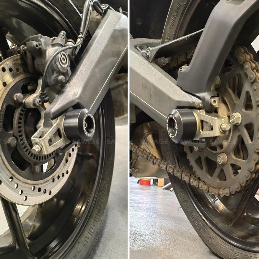 DUCATI SCRAMBLER 400 800 803 アクスルスライダー フロント/リア/前後