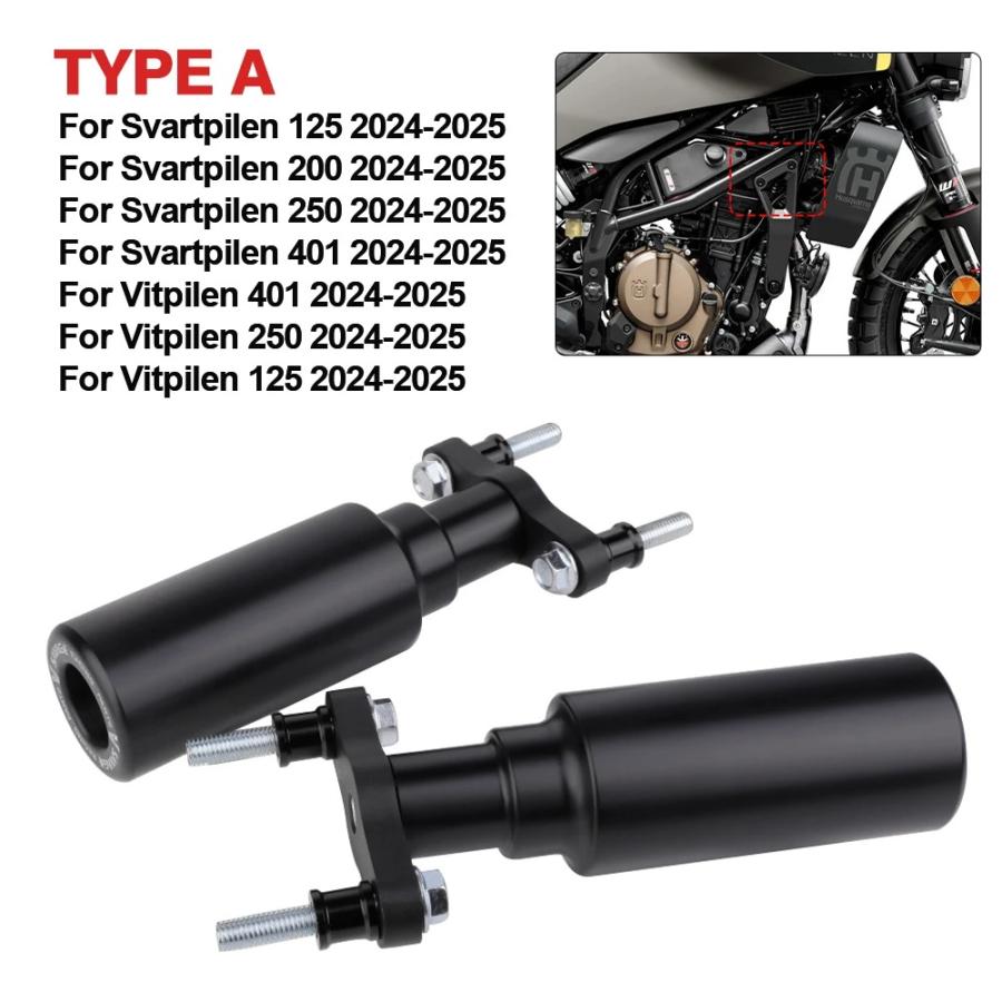 Husqvarna Svartpilen Vitpilen 125 200 250 401 フレームスライダー