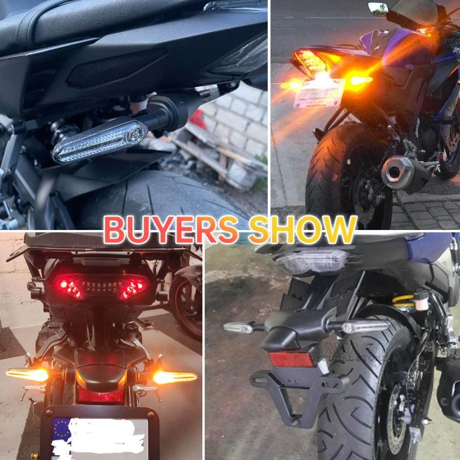 YAMAHA YZF R25 R3 R7 R9 R6 R1 R15 T-MAX 530 FZ1 FZ8 Tracer 700 XSR LEDウインカーセット｜aaps｜06