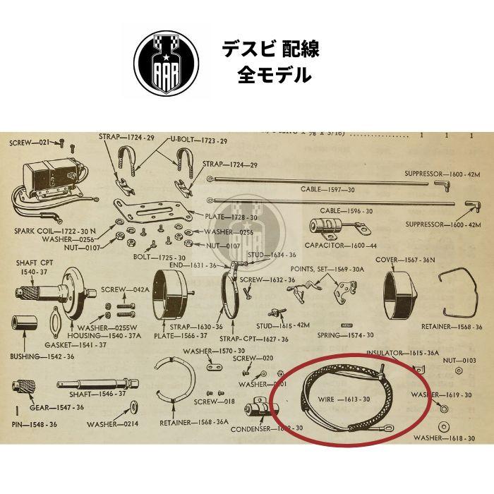 Benさん 画像確認用 Harley Davidson（ハーレー・ダビッドソン） デスビ 配線 ワイヤー 全