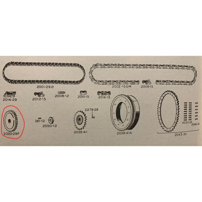 モーター スプロケット 29丁 ハーレーダビッドソン 1929-52年 DL WL RL 陸王 | Harley Davidson | 01