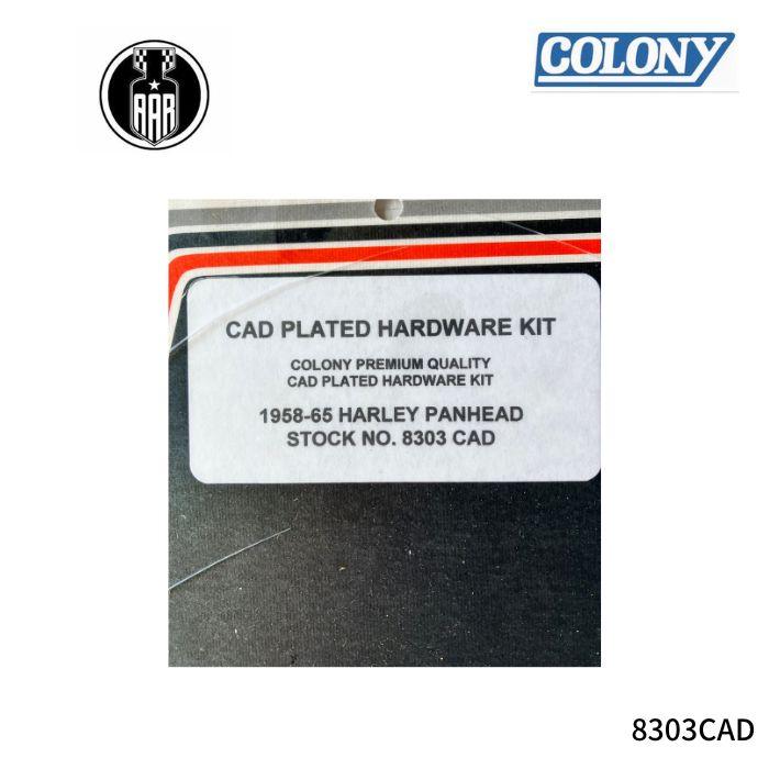 8303CAD コロニー colony ストック ハードウェアキット ハーレーダビッドソン 1958-1965年 パンヘッドの画像