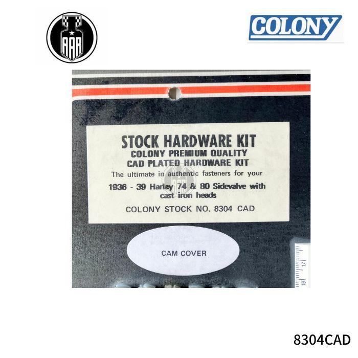 8304CAD コロニー colony ストック ハードウェアキット ハーレーダビッドソン 1936-39年 74 80 モデル 鉄ヘッド_3