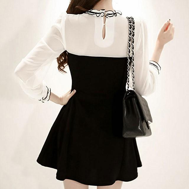 大きいサイズ ワンピース レディース ファッション ぽっちゃり おおきいサイズ ビスチェ風 リボン ミニワンピ オーバーサイズ Ll 3l 4l 5l 春夏 rch M0015 rch 通販 Yahoo ショッピング