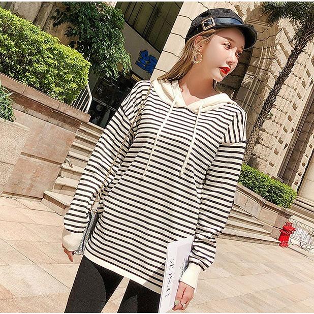 絶品 ファッション レディース パーカー 大きいサイズ ぽっちゃり 秋冬 5l 4l 3l Ll オーバーサイズ ゆったり フーディー ボーダー おおきいサイズ パーカー Color ワンカラー Www Fattoriabacio Com