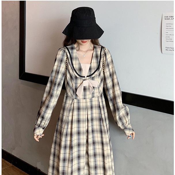大きいサイズ ワンピース レディース ファッション ぽっちゃり おおきいサイズ あり レトロ クラシカル クラシック モダン リボン L Ll 3l 4l 5l 秋冬 rch W7795 rch 通販 Yahoo ショッピング