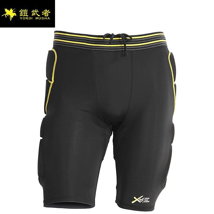 鎧武者/SHORT HIP PROTECTOR(PORON)（BK：L）/YM-1741【ヒップ