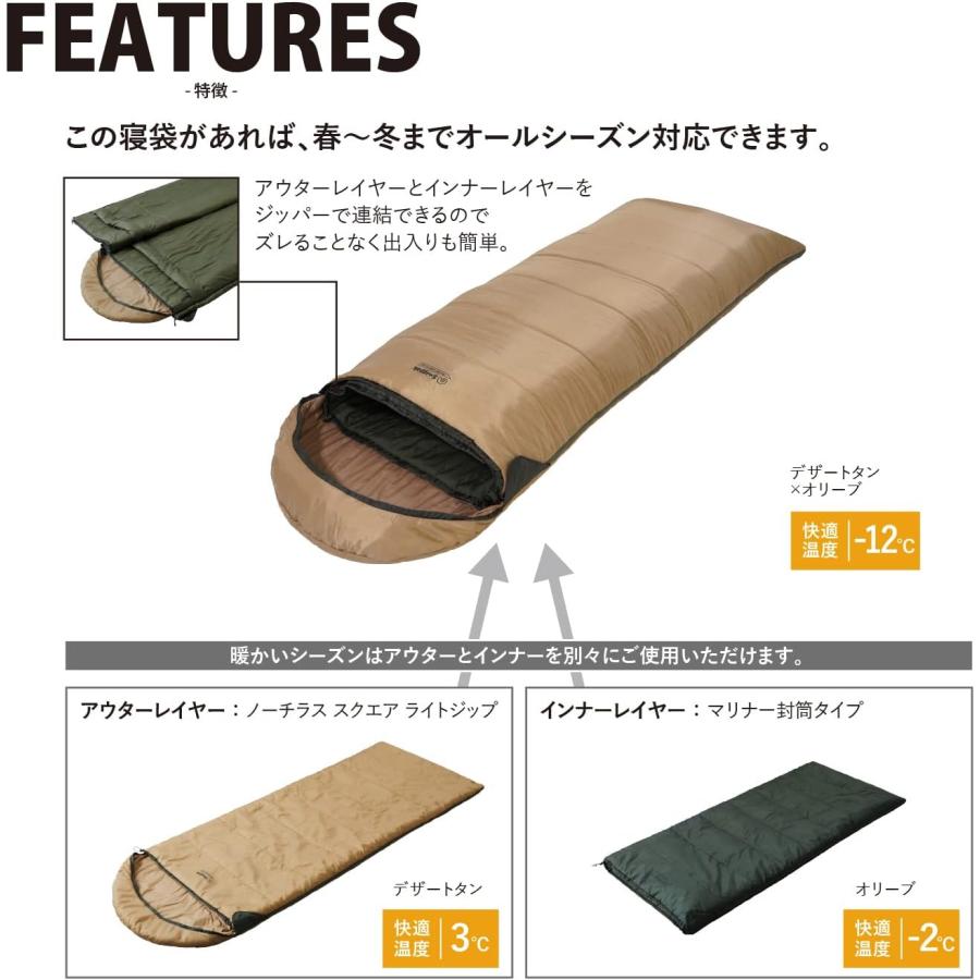 モ*ス様 Snugpakベースキャンプ スリープシステム(デザートタン/オリーブ Snugpak（スナグパック） ベースキャンプ スリープシステム（デザート