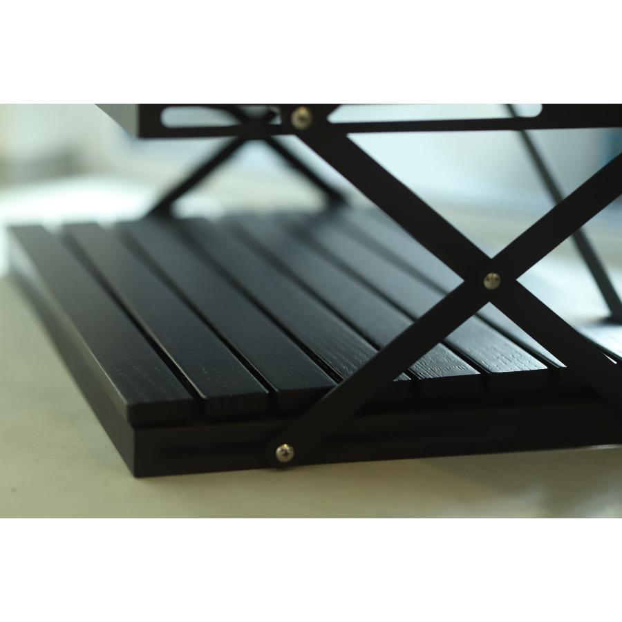 ANOBA ANOBA（アノーバ） BLACK EDITION ウッドラック 3段 AN098