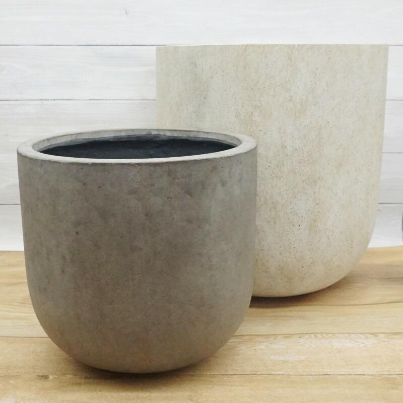 植木鉢 おしゃれ 大型 ベルベットUポットS (2色)＜ 33cm 11号