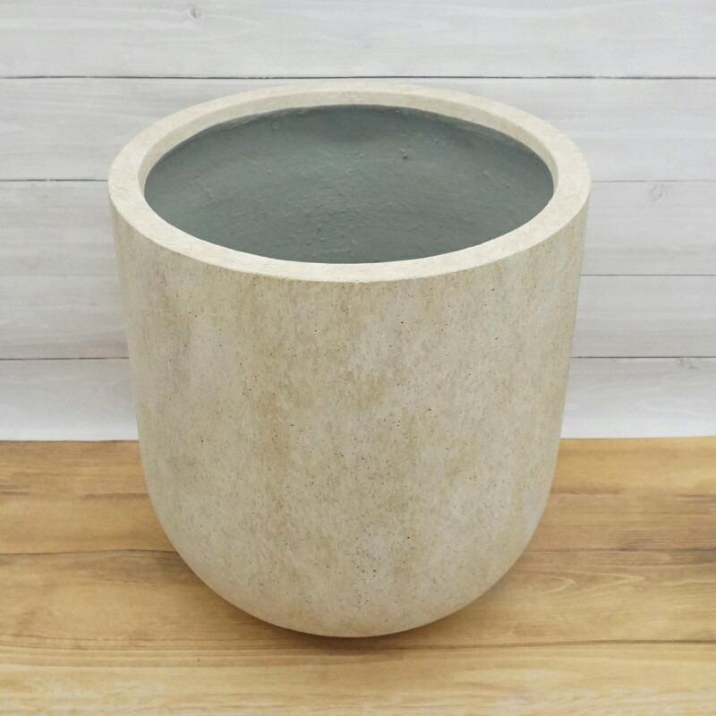 植木鉢 おしゃれ 大型 ベルベットUポットL (2色)＜ 40cm 13号
