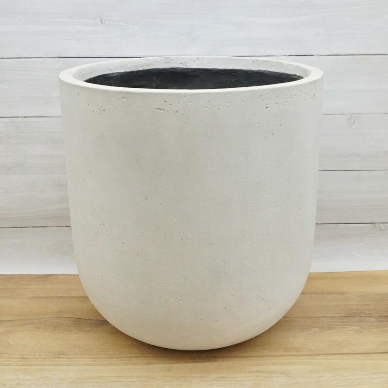 植木鉢 おしゃれ 大型 ロッカーUポットM (2色)＜ 40cm 13号 ファイバー