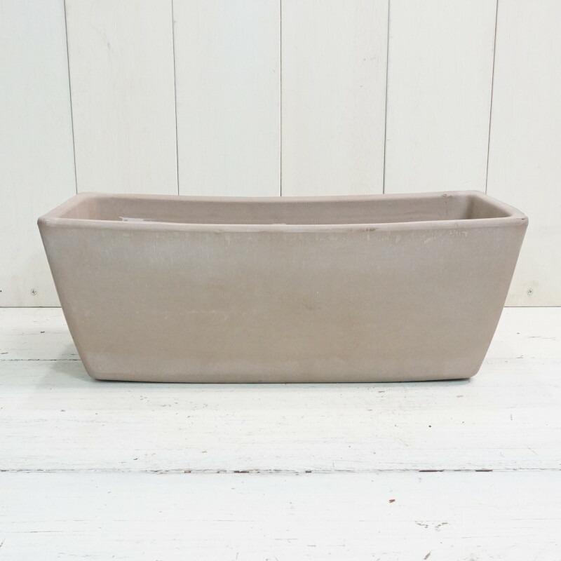 プランター 長方形 プレーンプランターカプチーノM 32cm 底穴あり