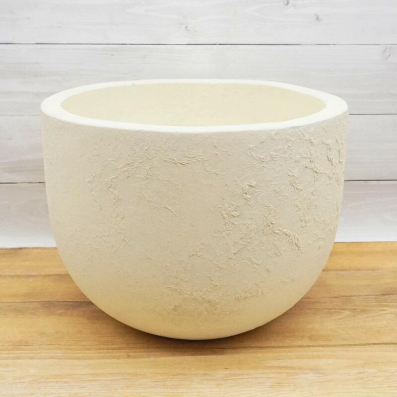 植木鉢 おしゃれ 大型 デッカーボウルS(3色) 38cm 12.5号 セメント