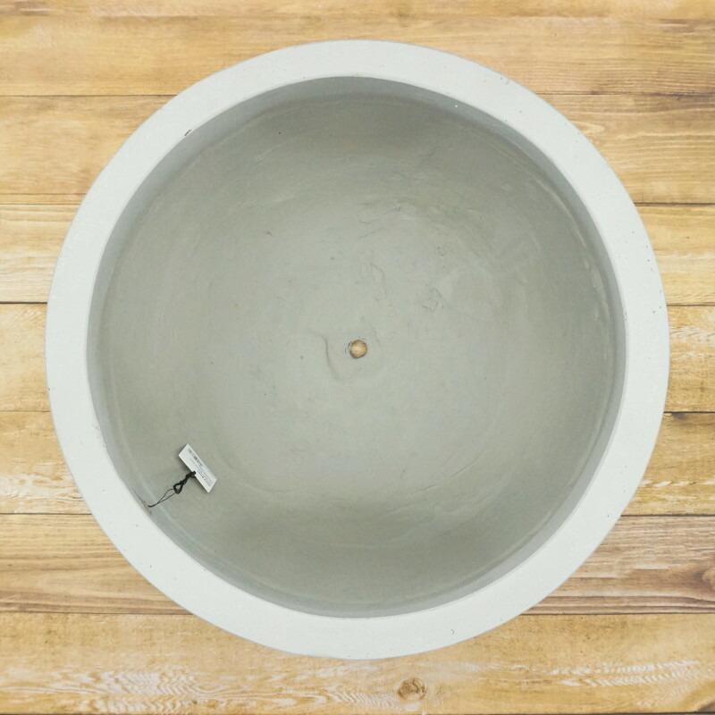 大鉢3 植木鉢 おしゃれ 大型 デッカーボウルL(3色) 48cm 16号 セメント