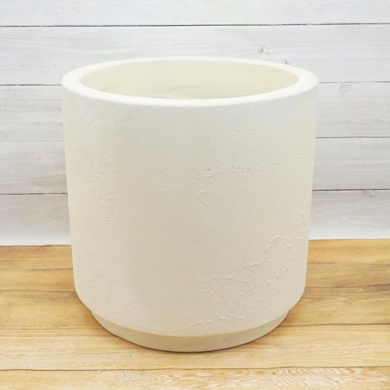 植木鉢 おしゃれ 大型 デッカーシリンダーL(3色) 40cm 13号 セメント