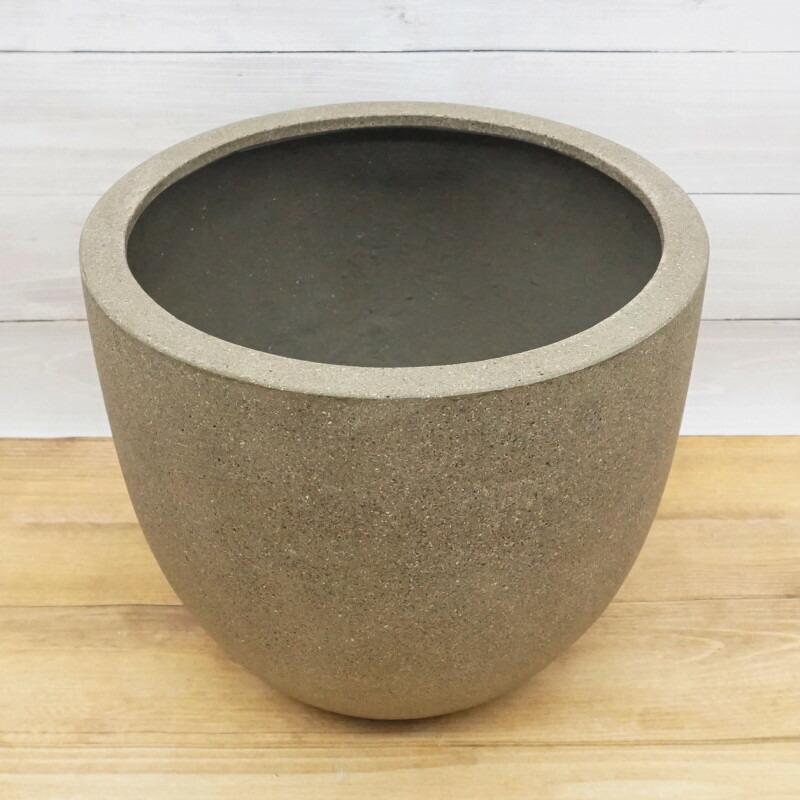 植木鉢 おしゃれ 軽い グラナイトエッグS 36cm 12号 FRP プラスチック