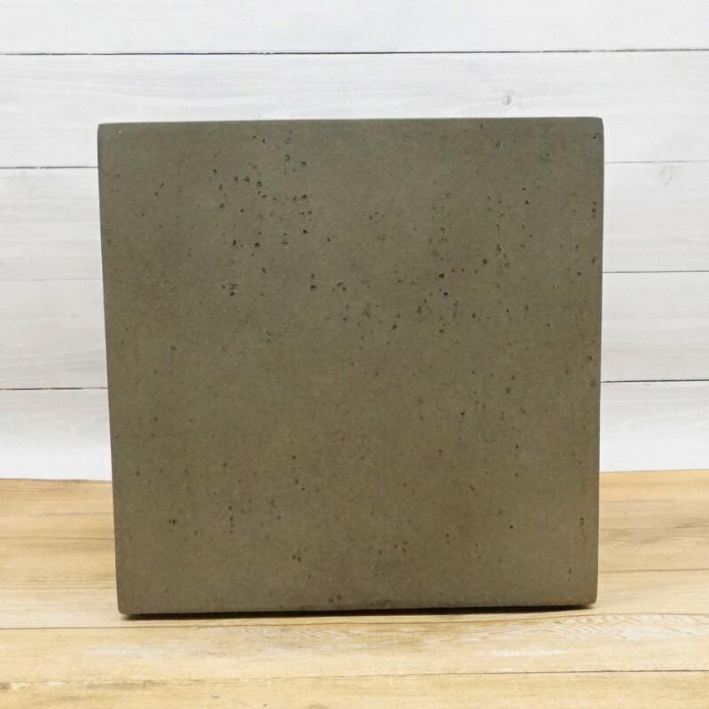 植木鉢 おしゃれ 大型 軽い モードライトキューブS FRP 35cm 穴あり