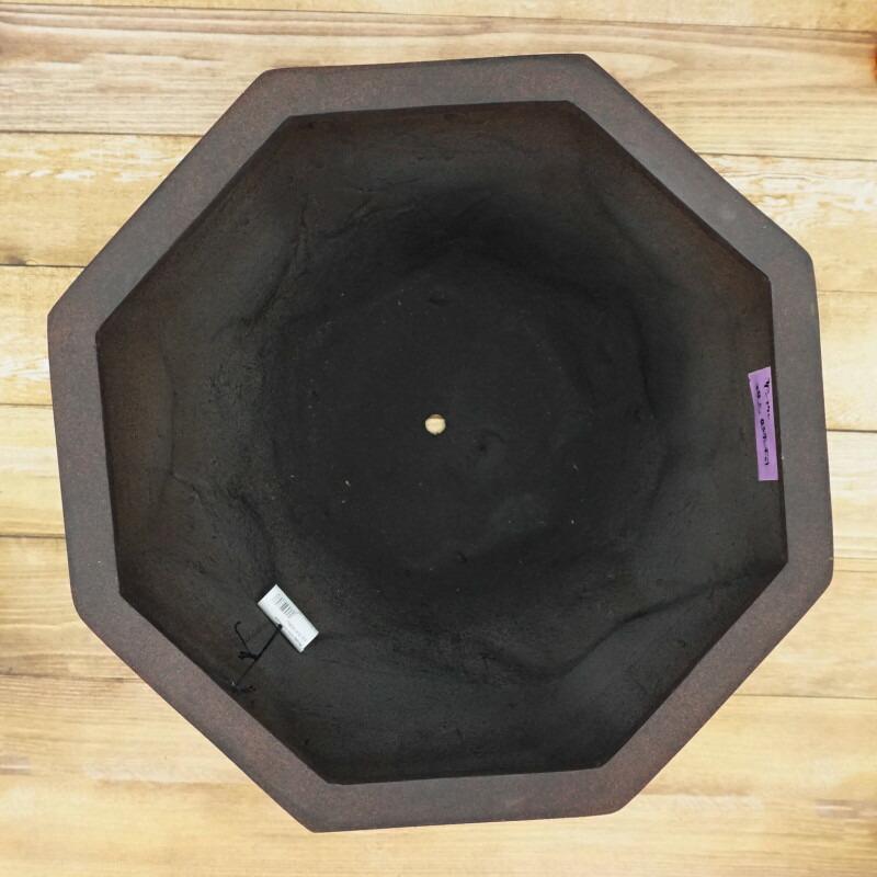 植木鉢 おしゃれ 軽い リッジS 33cm 11号 FRP 底穴あり グレー プランター 多角形 多面体 鉢 室内 屋外 鉢植え 観葉植物 塊根植物_10