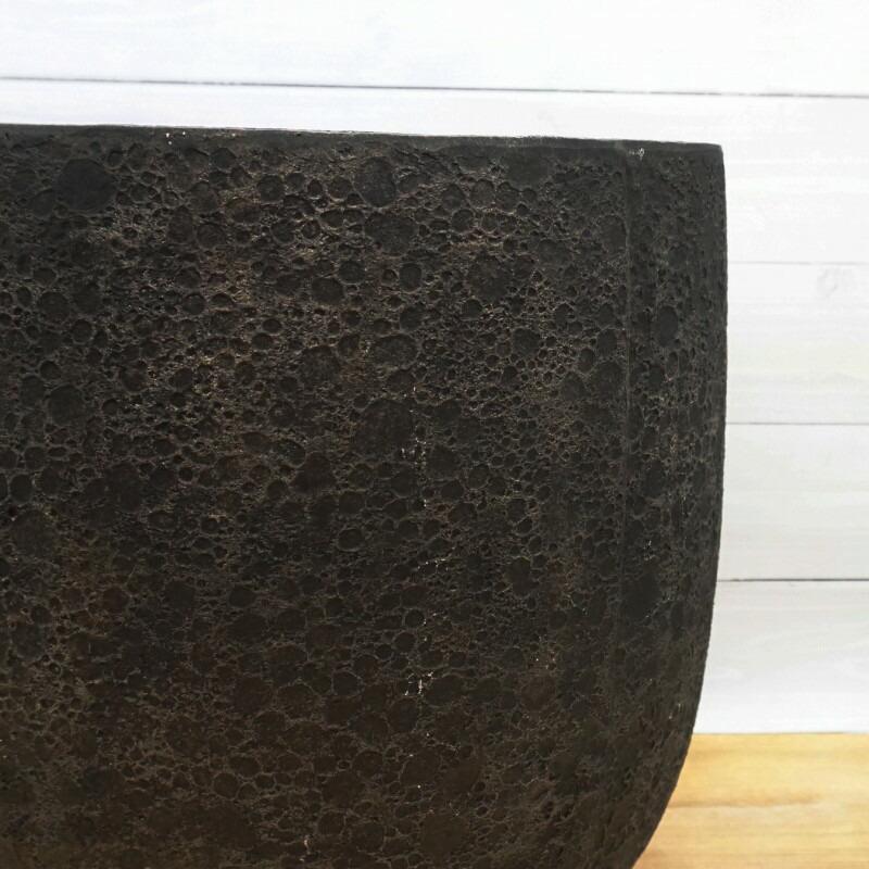 植木鉢 おしゃれ 軽い ラヴァライトUポットL(3色) 55cm 18号 FRP プランター 底穴あり 鉢 室内 屋外 鉢植え 観葉植物 塊根 大型の画像