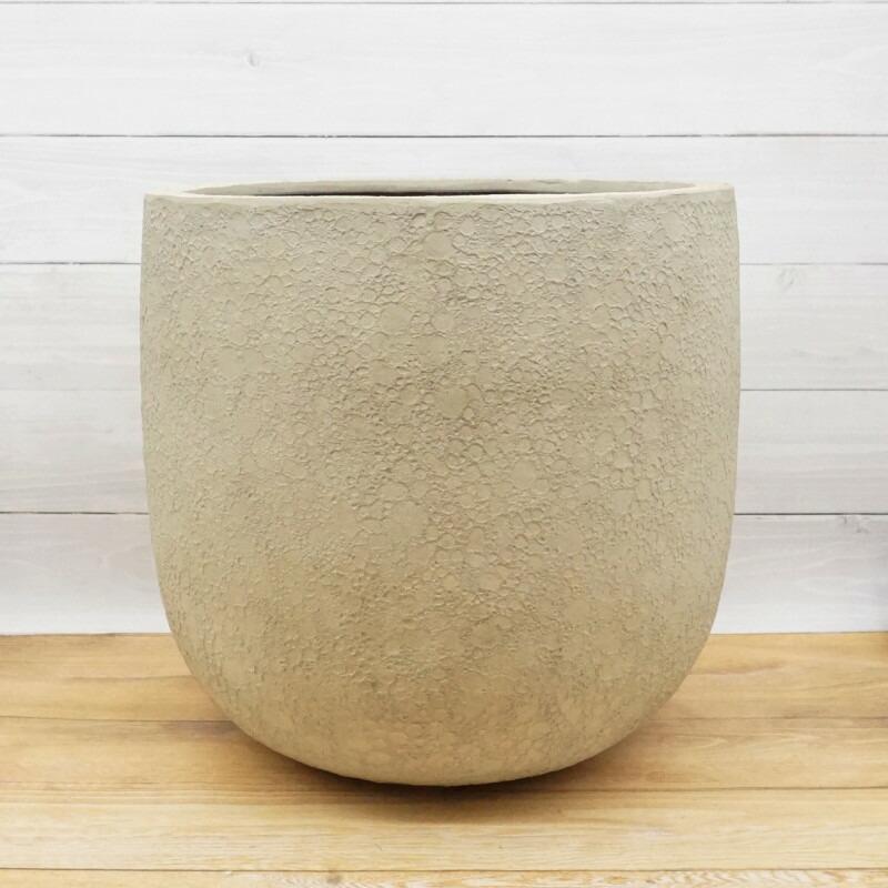 植木鉢 おしゃれ 軽い ラヴァライトUポットL(3色) 55cm 18号 FRP プランター 底穴あり 鉢 室内 屋外 鉢植え 観葉植物 塊根 大型の画像