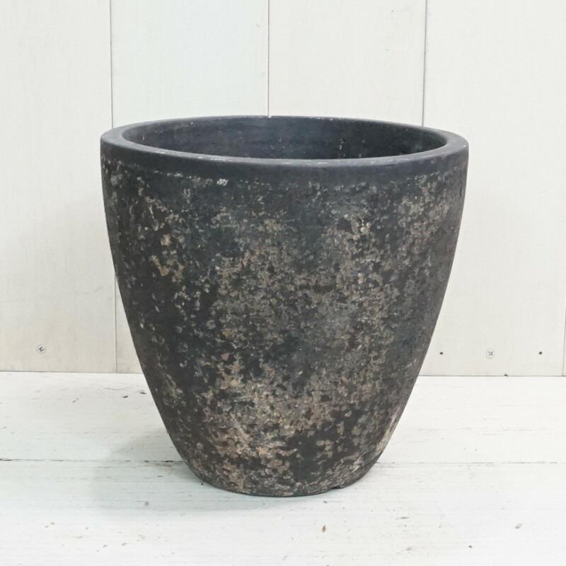 植木鉢 おしゃれ サボテン フリットエッグS 23cm 8号 穴あり 丸型 陶器