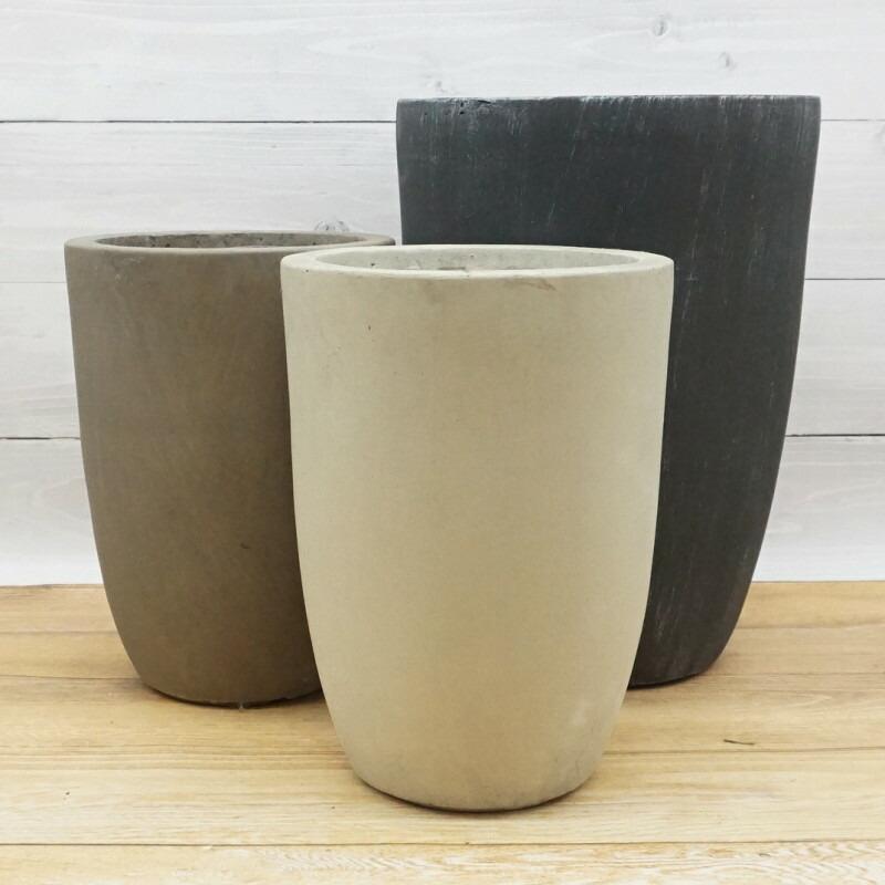 鉢 21cm 植木鉢 おしゃれ ニュートラコニックS 19cm 6号 穴あり 白 黒