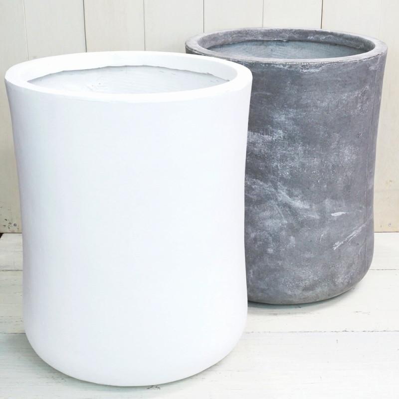 植木鉢 おしゃれ 大型 軽い バスクミドル L 44cm 14.5号 穴あり 背の