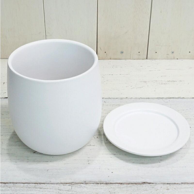 植木鉢 おしゃれ 陶器鉢 オストボールL 20.5cm 7号 穴あり 受け皿あり