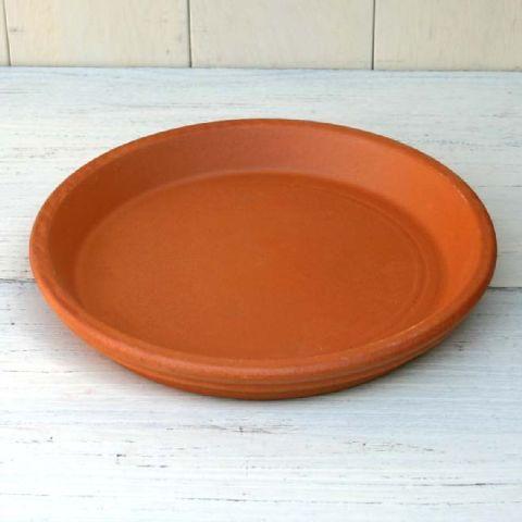 受皿 おしゃれ 素焼き ピアット 9L 31cm テラコッタ 鉢皿 大きめ