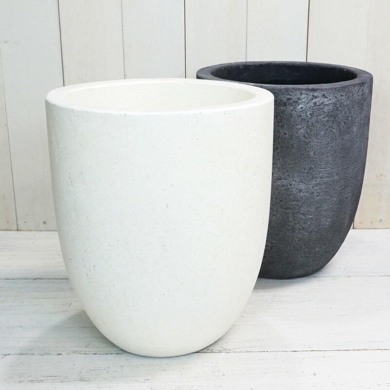鉢 かっこ良い セメント質 フォリオアルトエッグS (2色) 31珊 10号 穴あり プランター 鉢 室内 野外 鉢植え 観葉草木 多肉植物 塊根 園芸用品-鉢、プランター-花、ガーデニング