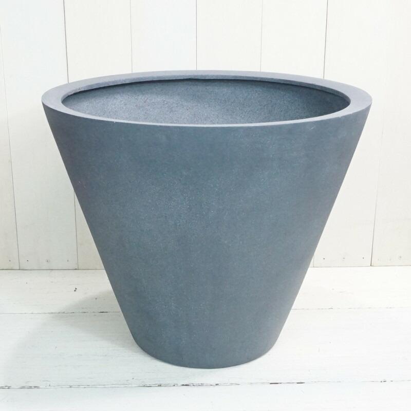 植木鉢 おしゃれ 大型 プラスチック 軽い LLシンプルコーン深2L FRP 60cm 20号 プランター 鉢 室内 屋外 鉢植え 観葉植物 塊根(16500円)
