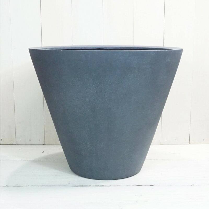 植木鉢 おしゃれ 大型 プラスチック 軽い LLシンプルコーン深2L FRP 60cm 20号 プランター 鉢 室内 屋外 鉢植え 観葉植物 塊根 大型 FRP