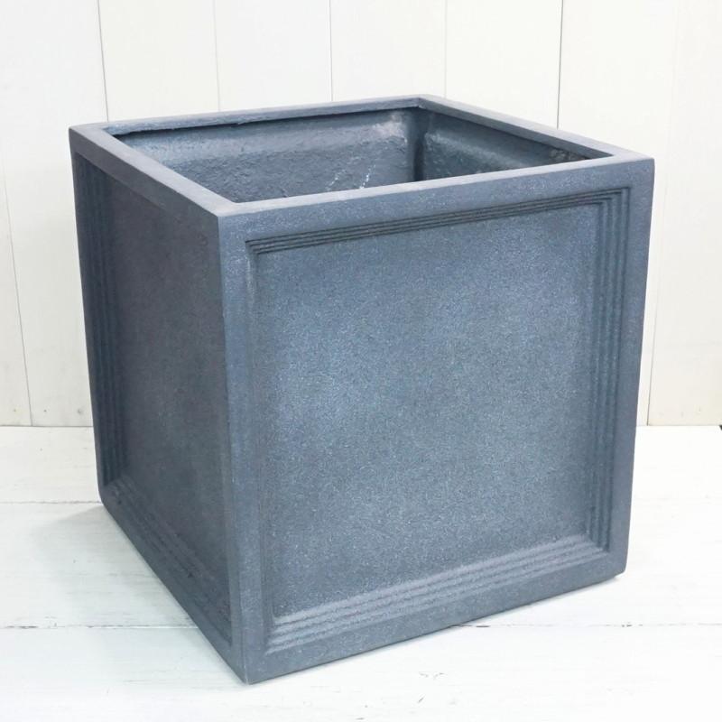 植木鉢 おしゃれ 大型 軽い LLキューブM FRP 47cm 穴あり 正方形 プランター 鉢 室内 屋外 鉢植え 観葉植物 多肉植物 塊根