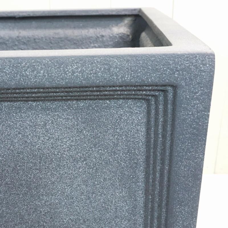 植木鉢 おしゃれ 大型 軽い LLキューブM FRP 47cm 穴あり 正方形 プランター 鉢 室内 屋外 鉢植え 観葉植物 多肉植物 塊根の画像