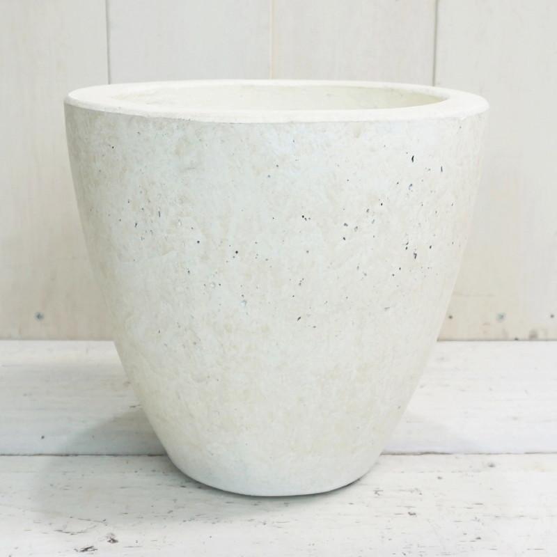 植木鉢 おしゃれ セメント フォリオエッグM 23cm 8号 穴あり 丸