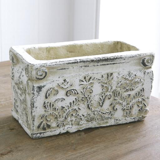 植木鉢 アンティーク ダイナスティレクトポットS＜ 17cm x 9cm 底穴