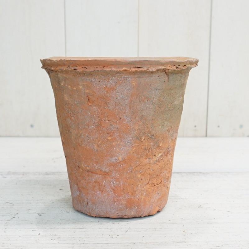 植木鉢 おしゃれ 素焼き ジャンクポット深/P S (Re/Gy) 15cm 5号 穴
