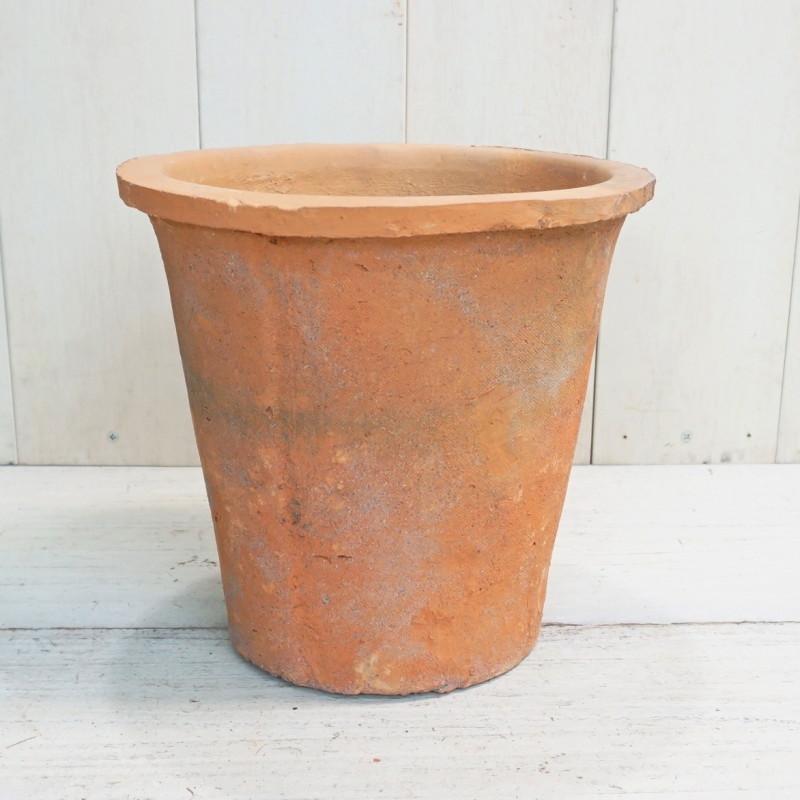 プランター おしゃれ ジャンクポット深/P L (Re/Gy) 23cm 7.5号 植木鉢