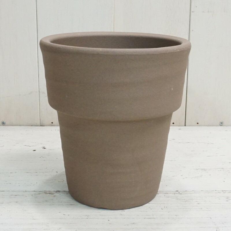 植木鉢 おしゃれ 陶器鉢 三河焼 ラポール M 19cm 6号 底穴あり 和風 