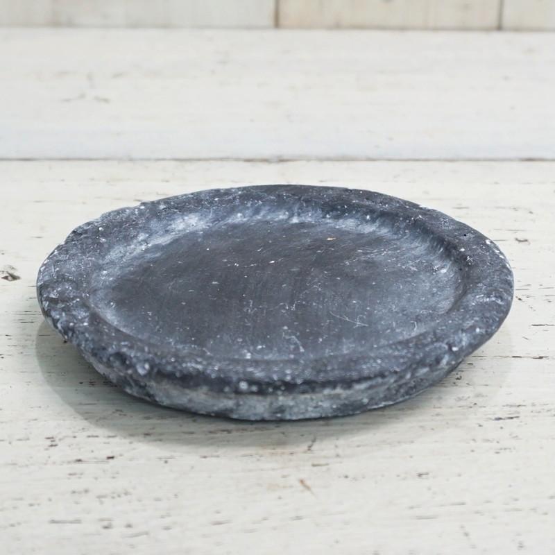 受け皿 おしゃれ 植木鉢 ロゼッタ皿S (2色) 12.5cm 4号 セメント 鉢皿