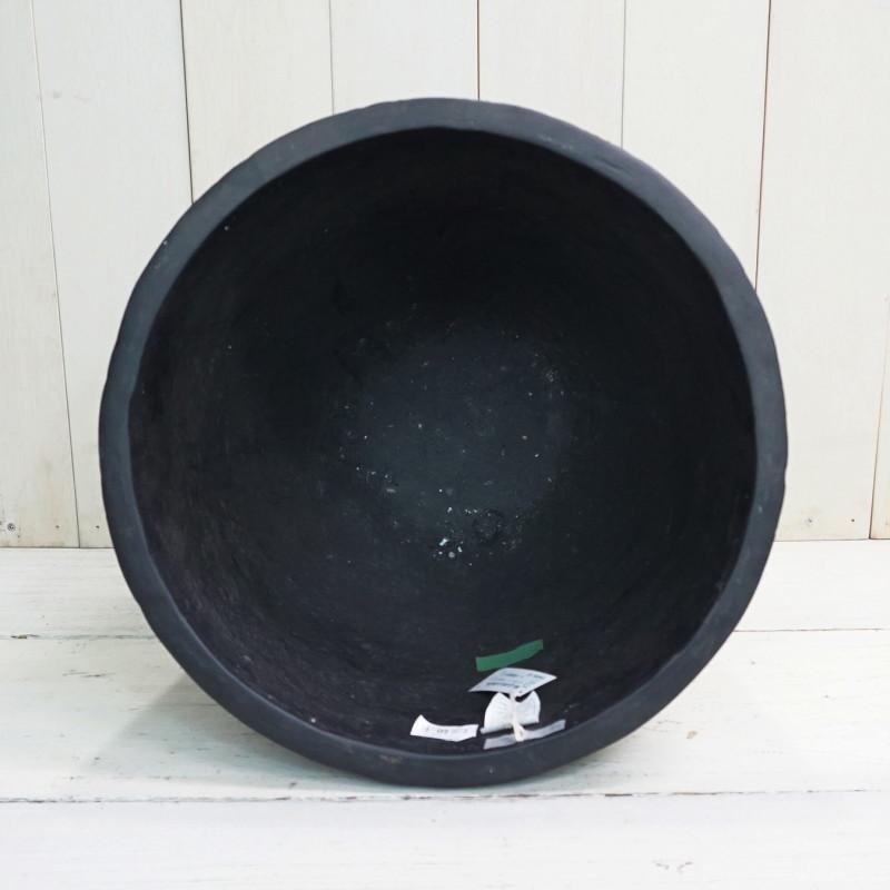 植木鉢 おしゃれ 大型 セメント ジュピターL (B/W) 50cm 17号 底穴なし プランター 鉢 室内 屋外 鉢植え 観葉植物 多肉植物 塊根の画像